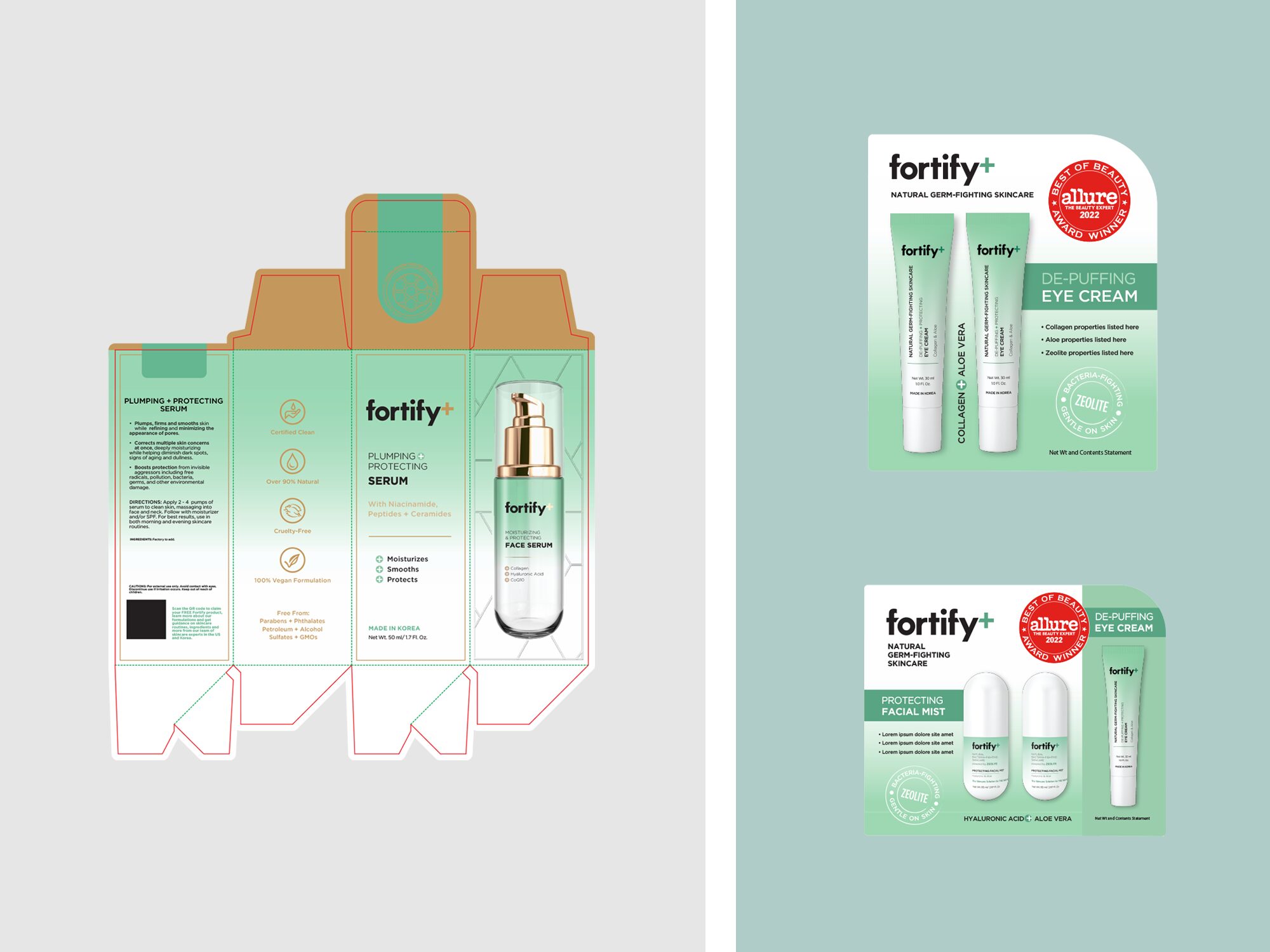 Fortify packaging renderings
